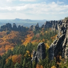 Podzimní Schrammsteine | fotografie